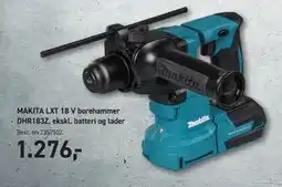 Johannes Fog MAKITA LXT 18 V borehammer DHR183Z, ekskl. batteri og lader tilbud