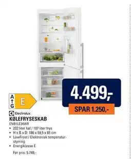 El-Salg KØLEFRYSESKAB tilbud