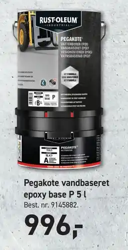 Johannes Fog Pegakote vandbaseret epoxy base P 5 l tilbud