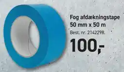 Johannes Fog Fog afdækningstape 50 mm x 50 m tilbud