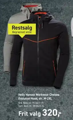 Johannes Fog Helly Hansen Workwear Chelsea Evolution Hood, str. M-2XL tilbud