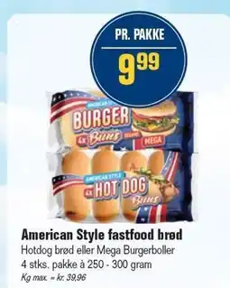Otto Duborg American Style fastfood brød tilbud