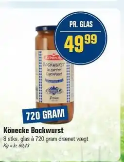 Otto Duborg Könecke Bockwurst tilbud