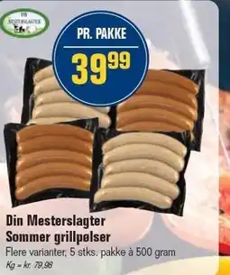 Otto Duborg Din Mesterslagter Sommer grillpølser tilbud
