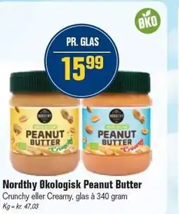 Otto Duborg Nordthy Økologisk Peanut Butter tilbud