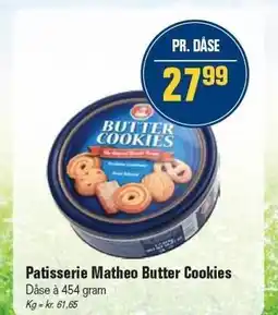 Otto Duborg Patisserie Matheo Butter Cookies tilbud