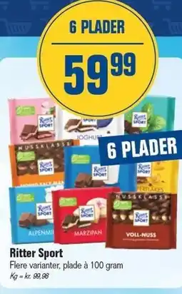Otto Duborg Ritter Sport tilbud
