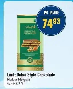 Otto Duborg Lindt Dubai Style Chokolade tilbud