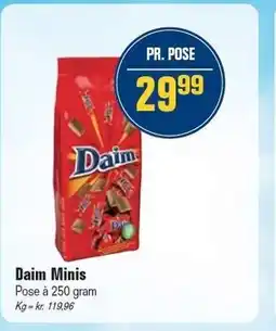 Otto Duborg Daim Minis tilbud