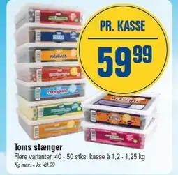 Otto Duborg Toms stænger tilbud
