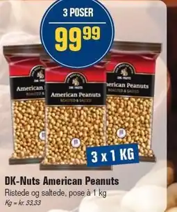 Otto Duborg DK-Nuts Amercican Peanuts tilbud
