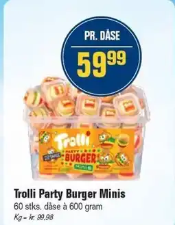 Otto Duborg Trolli Party Burger Minis tilbud