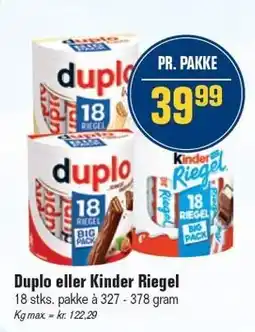 Otto Duborg Duplo eller Kinder Riegel tilbud