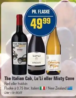 Otto Duborg The Italian Cab, Lu'Li eller Misty Cove tilbud