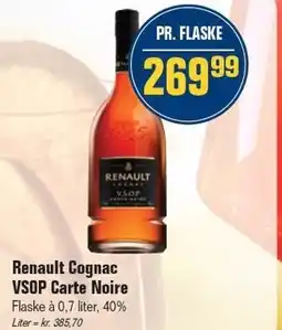 Otto Duborg Renault Cognac VSOP Carte Noire tilbud