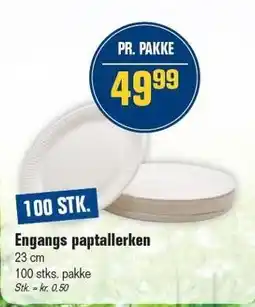 Otto Duborg Engangs paptallerken tilbud