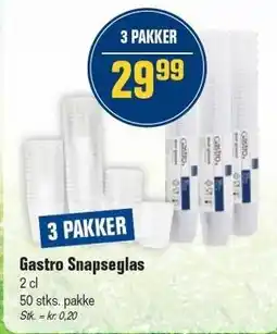 Otto Duborg Gastro Snapseglas tilbud