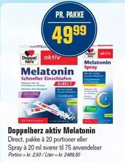 Otto Duborg Doppelherz aktiv Malatonin tilbud