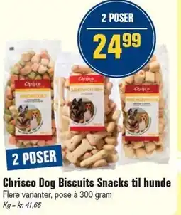 Otto Duborg Chrisco Dog Biscuits Snacks til hunde tilbud