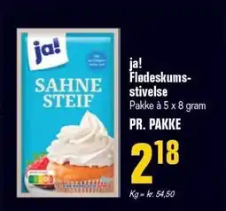 Otto Duborg ja! Flødeskums-stivelse tilbud