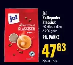Otto Duborg ja! Kaffepuder klassisk tilbud