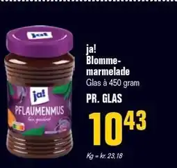 Otto Duborg ja! Blomme-marmelade tilbud
