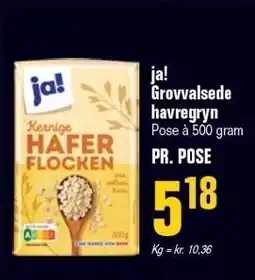 Otto Duborg ja! Grovvalsede havregryn tilbud