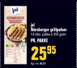 Otto Duborg ja! Nürnberger grillpølser tilbud
