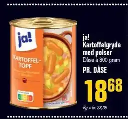 Otto Duborg ja! Kartoffelgryde med pølser tilbud