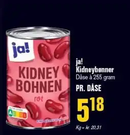Otto Duborg ja! Kidneybønner tilbud
