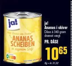 Otto Duborg ja! Ananas i skiver tilbud