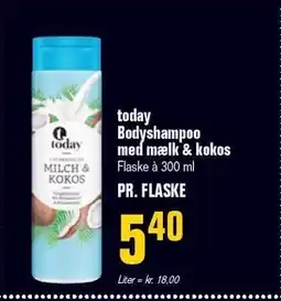Otto Duborg today Bodyshampoo med mælk & kokos tilbud