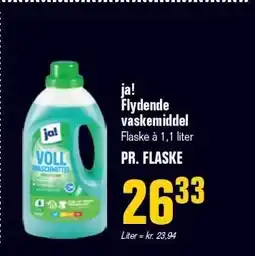 Otto Duborg ja! Flydende vaskemiddel tilbud