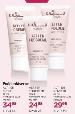 Salling ALT I EN CREME, ALT I EN FODCREME ELLER ALT I EN RENSEOLIE tilbud
