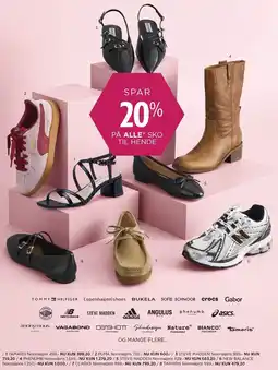 Salling Spar 20% på ALLE sko til hende tilbud