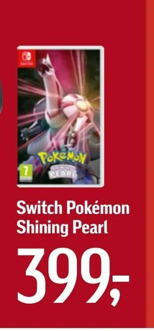 Føtex Switch Pokémon Shining Pearl tilbud