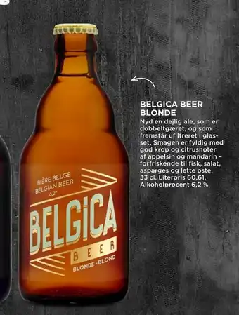 MENY Belgica beer blonde tilbud
