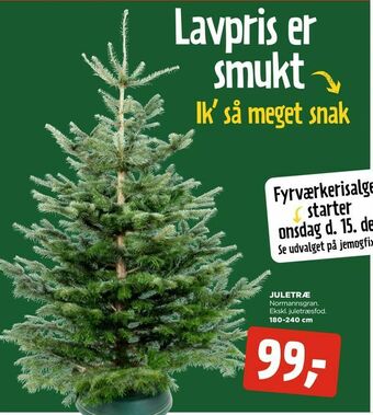 jem & fix Juletræ tilbud