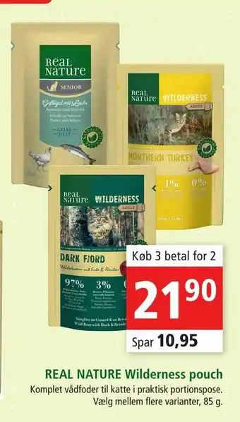 Maxi Zoo REAL NATURE Wilderness pouch tilbud