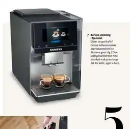 Kop & Kande Espressomaskine tilbud