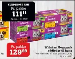 Poetzsch Padborg Whiskas Megapack vådfoder til katte tilbud