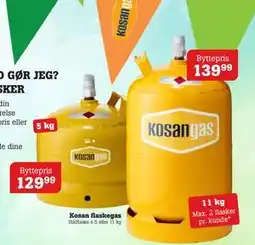 Poetzsch Padborg Kosan flaskegas tilbud