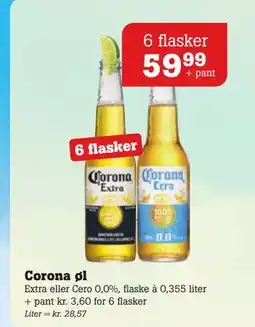 Poetzsch Padborg Corona øl tilbud