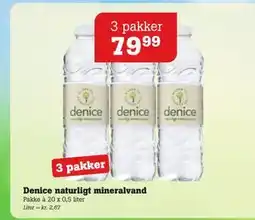 Poetzsch Padborg Denice naturligt mineralvand tilbud
