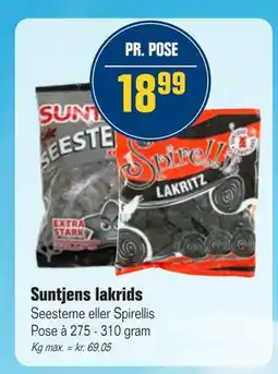 Otto Duborg Suntjens lakrids tilbud