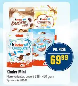 Otto Duborg Kinder Mini tilbud