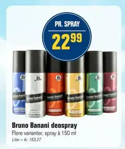 Otto Duborg Bruno Banani deospray tilbud