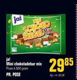 Otto Duborg ja! Mini chokoladebar mix tilbud