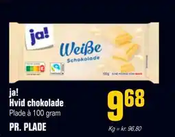 Otto Duborg ja! Hvid chokolade tilbud