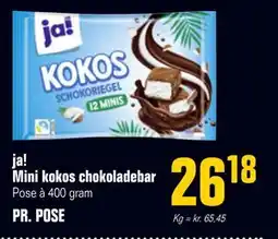 Otto Duborg ja! Mini kokos chokoladebar tilbud